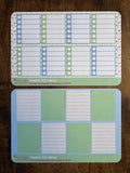 Minty Weekly Sticker Sheet Kit