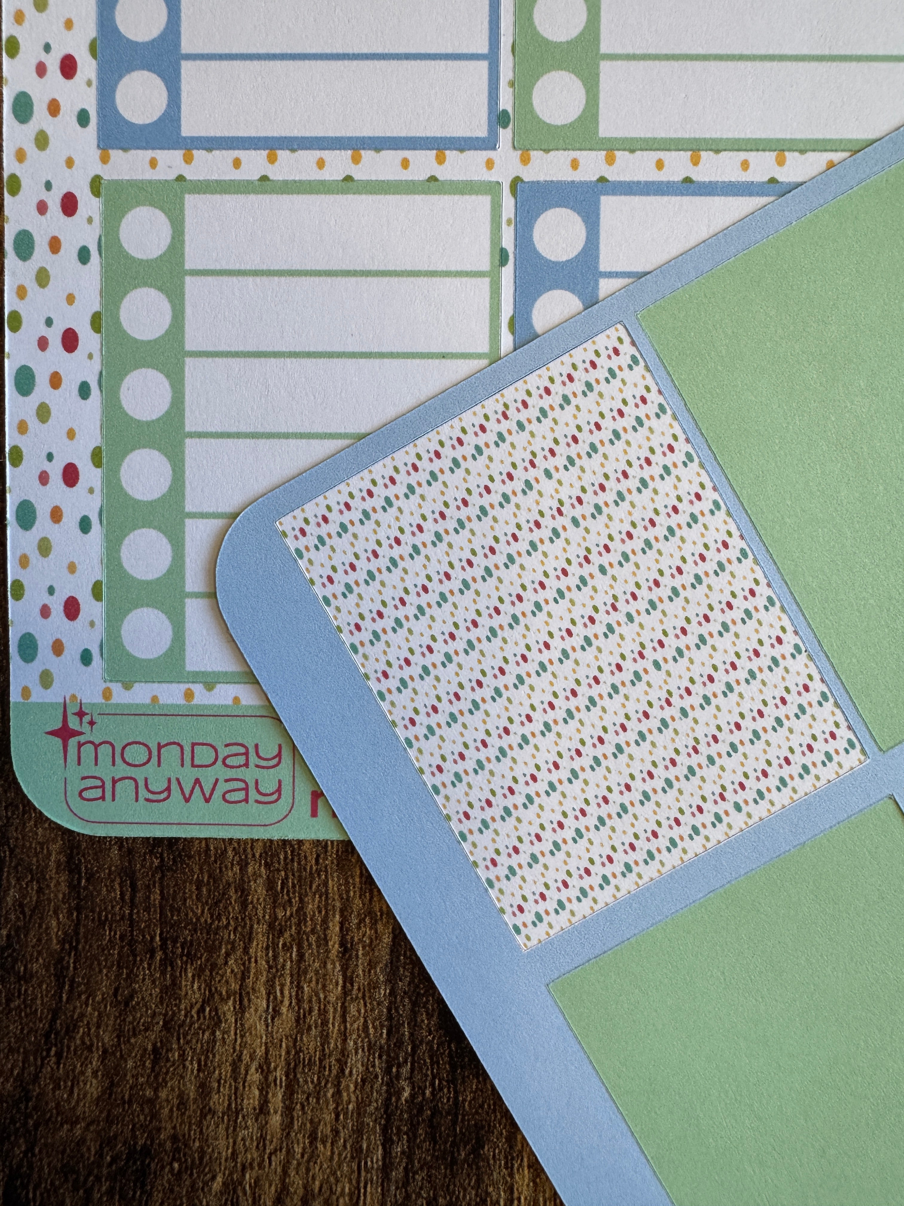 Minty Weekly Sticker Sheet Kit