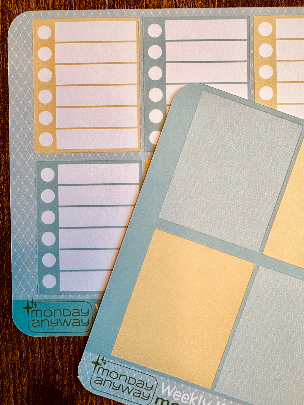 The Blues Weekly Sticker Sheet Kit