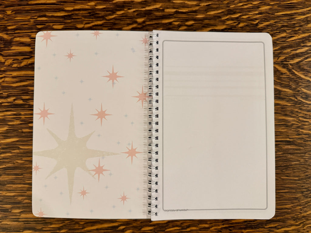 inside blank note page of the goal setting planner for creatives