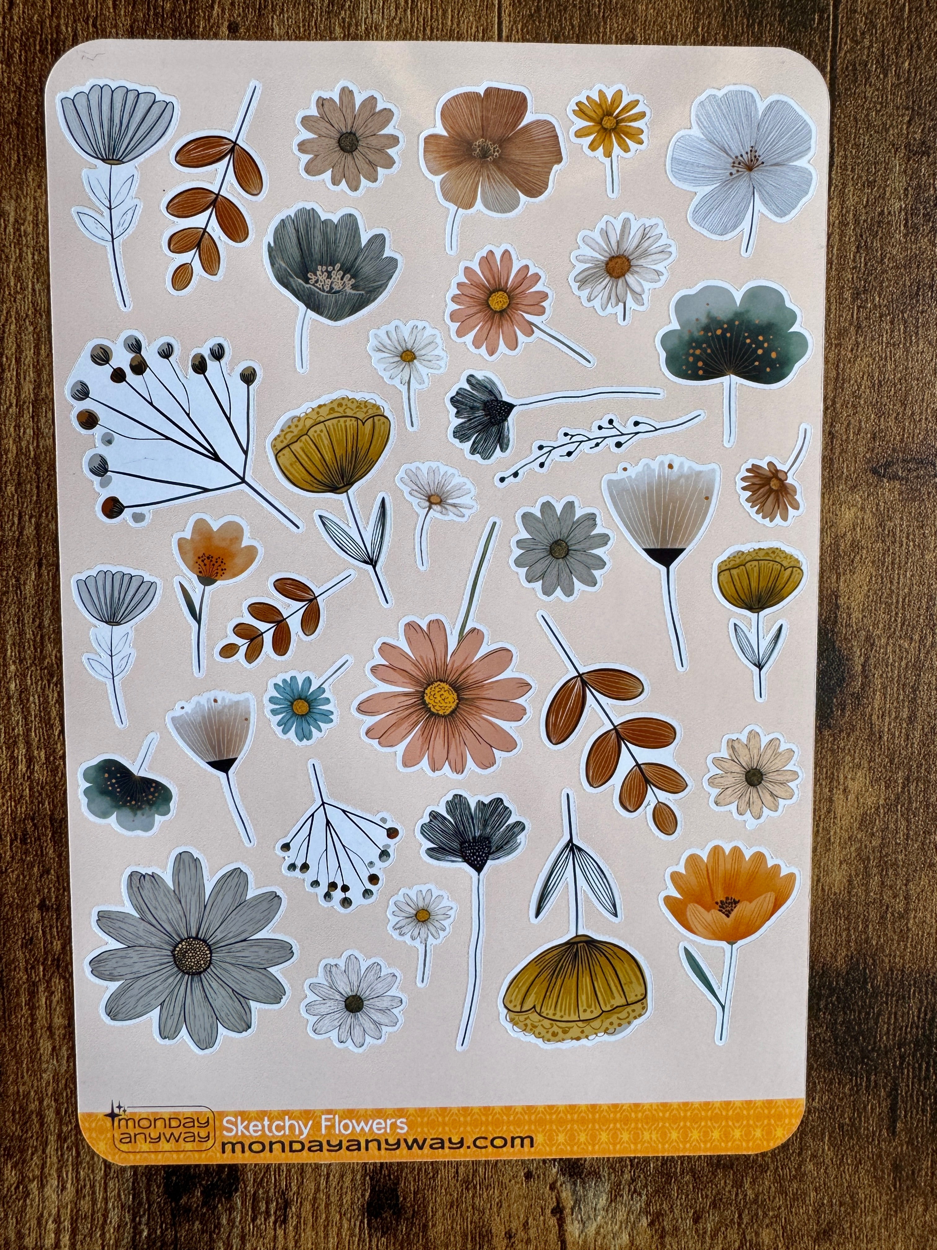 Wildflower Sticker Sheet