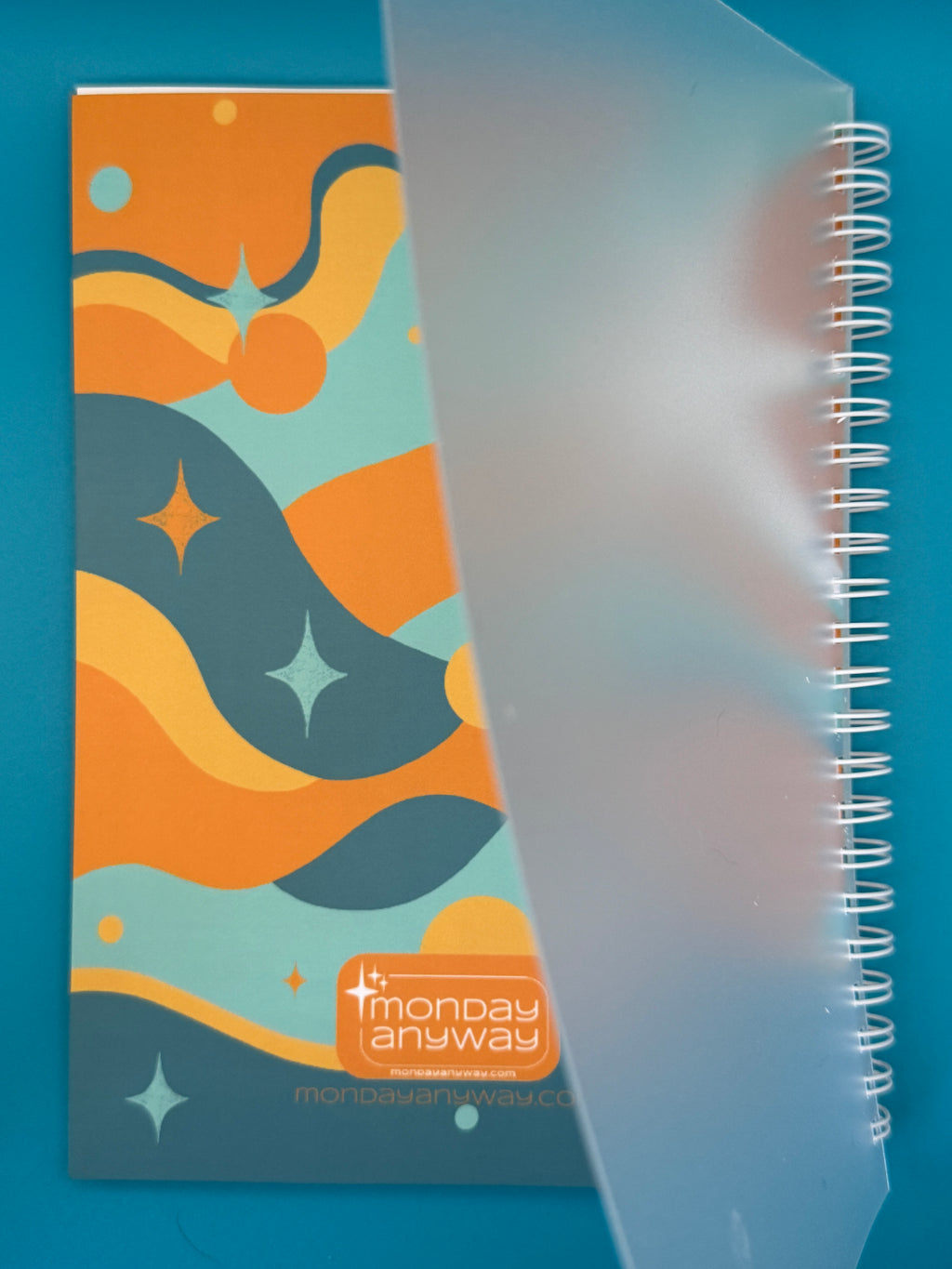 Blue Orange Reusable Sticker Book