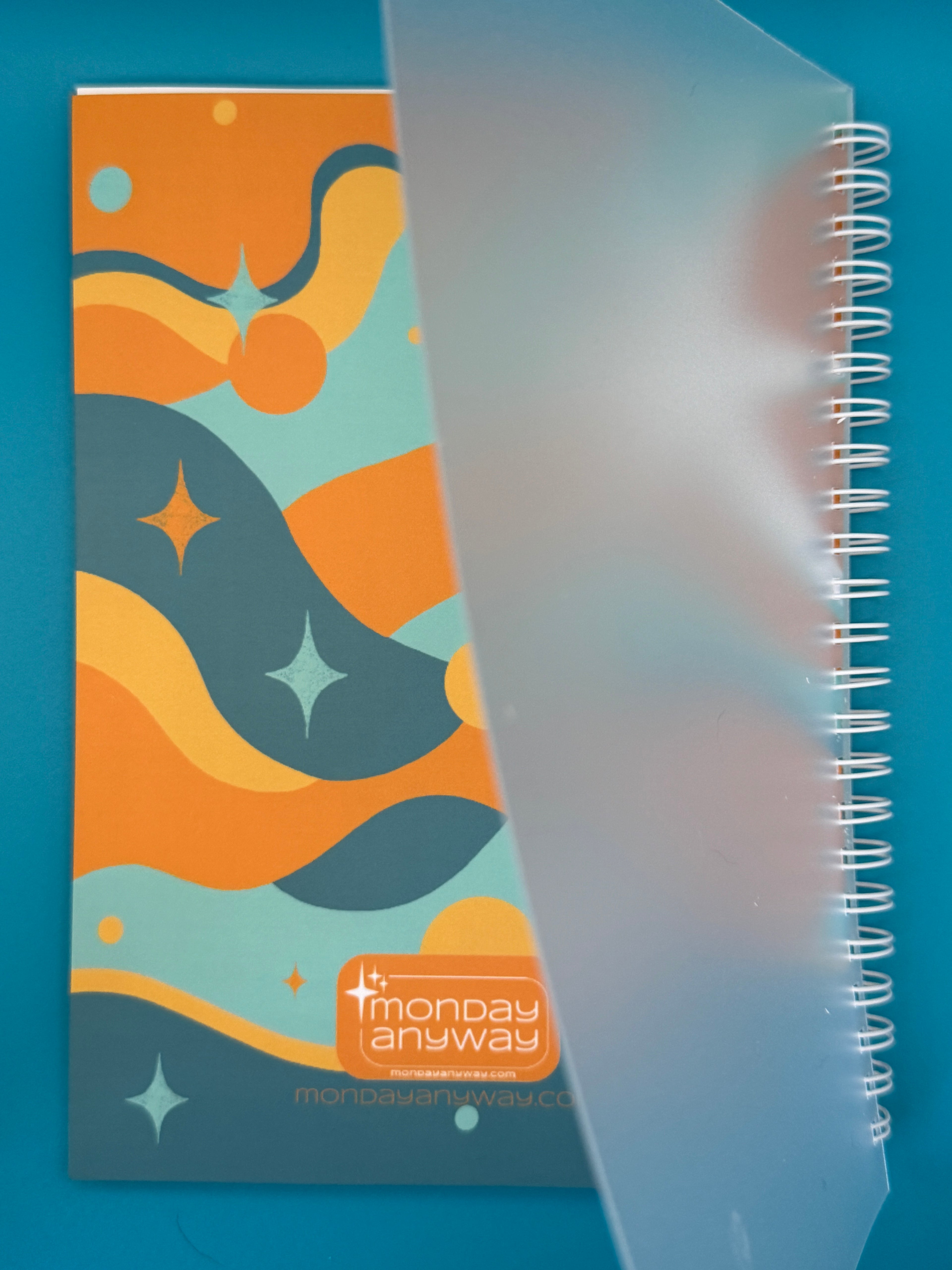 Blue Orange Reusable Sticker Book