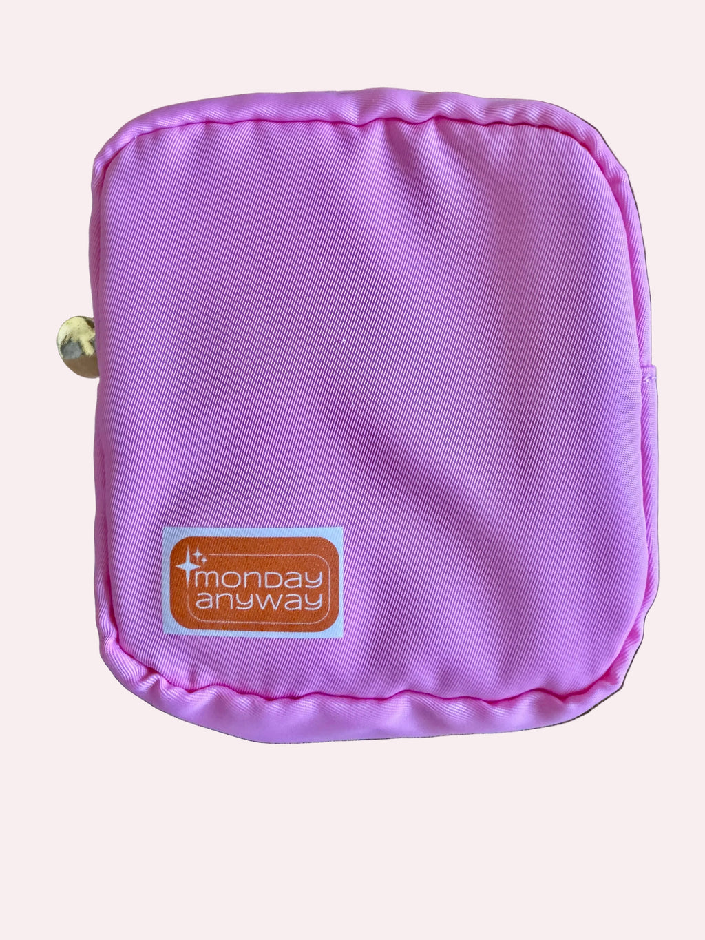 back of mini zip pouch